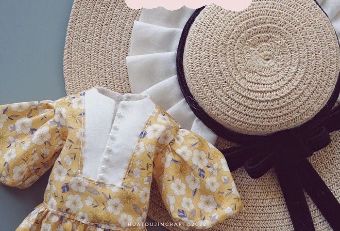 BLYTHE DOLL cloth Dress sewing pattern , Dolls clothes pattern and tutorial, Clothes sewing pattern for stuffies,BLYTHE DOLL cloth raw material DRESS HAT - Image 2