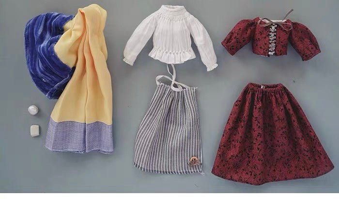 BLYTHE DOLL Pearl Maiden cloth raw material DRESS 04 - Image 3