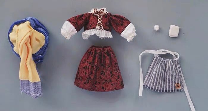 BLYTHE DOLL Pearl Maiden cloth raw material DRESS 04 - Image 4