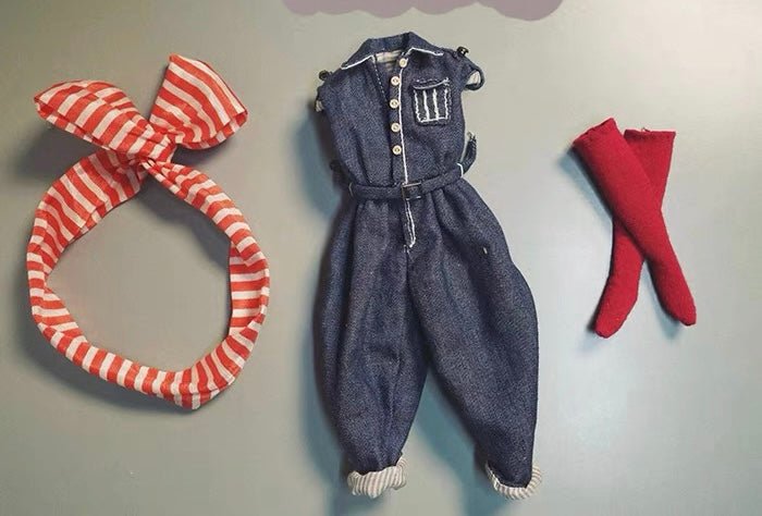 BLYTHE DOLL cloth raw material DRESS 05 - Image 4