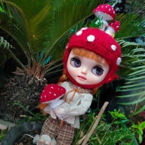 Happy Easter 2024 Handmade hat for Blythe,BJD 08