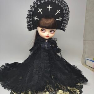 HALLOWEEN BLYTHE DOLL CLOTHE HANDMADE DRESS FOR 0B24/OB22