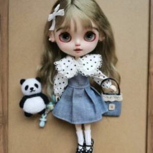 Handmade  Dress Outfit for Blythe,BJD 1/6 Doll Clothes Customized 015