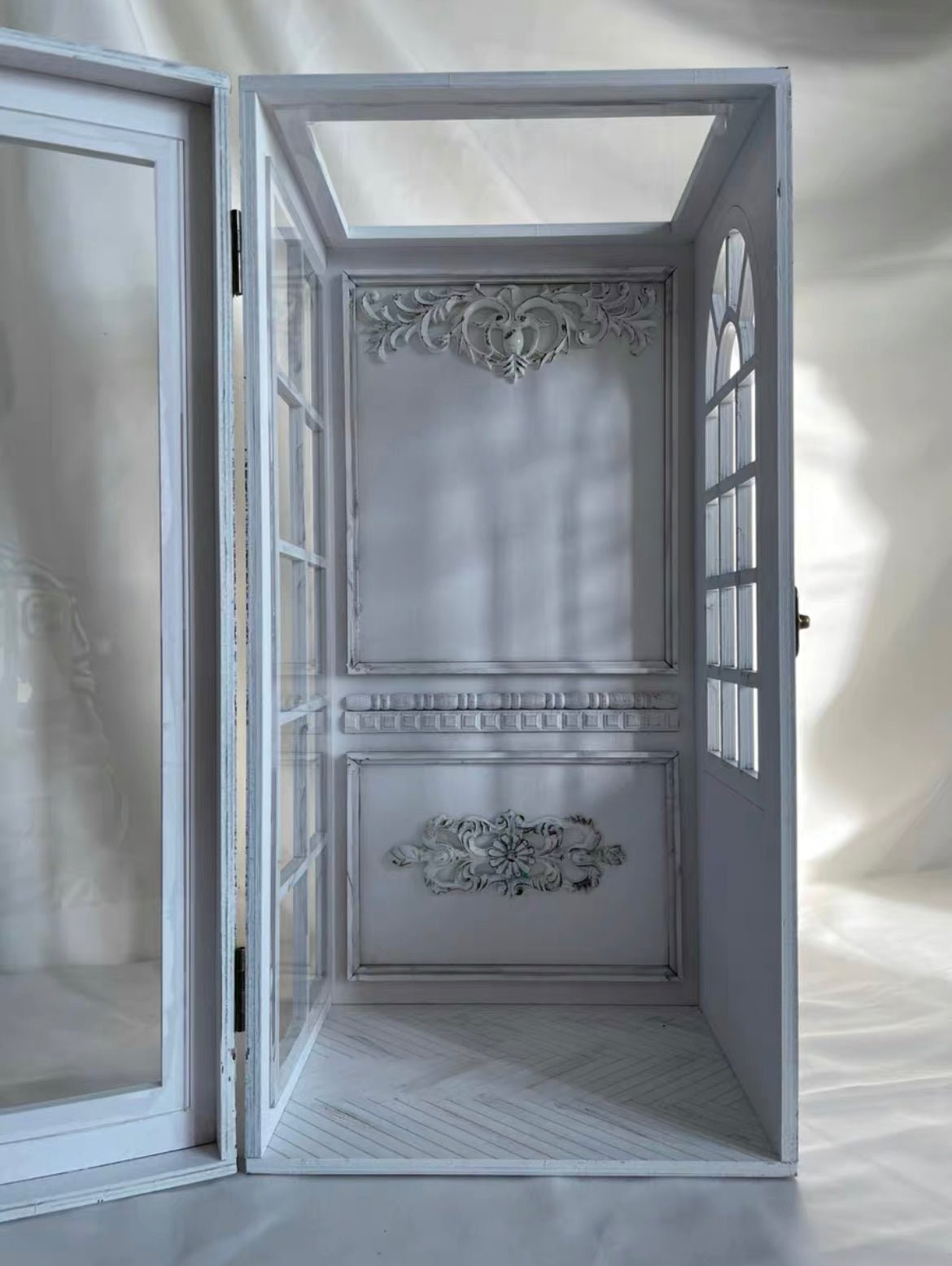 Blythe BJD dollhouse SHOW ROOM for OB 24 /1/6 blythe/1/6 bjd DOLL SHOWCASE/DISPLAYCASE/CARRYCASE06 - Image 3