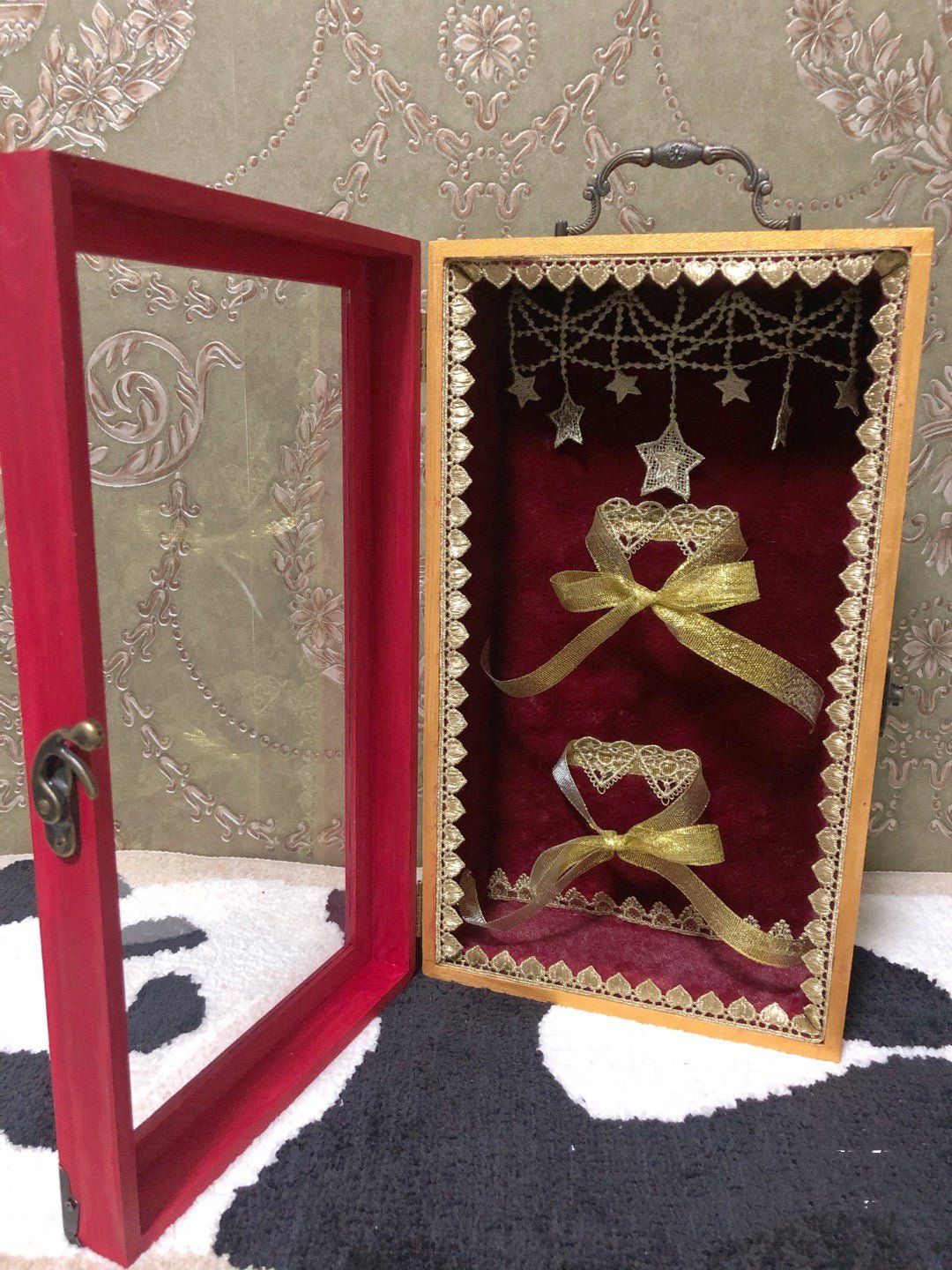 Blythe/BJD dollhouse dioramaroom French room box DOLLSHOWCASE/DISPLAYCASE/CARRYCASE for 12" blythe dolls 1:6 BJD/BARBIE/MONSTERHIGH DOLLS14 - Image 3