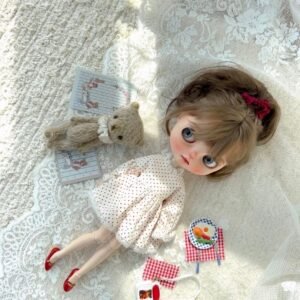Custom Blythe Doll Outfit, Blythe Clothes, Blythe Dress, Blythe Sweater, Blythe Dolls002