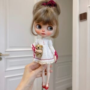 Custom Blythe Doll Outfit, Blythe Clothes, Blythe Dress, Blythe Sweater, Blythe Dolls-1 set